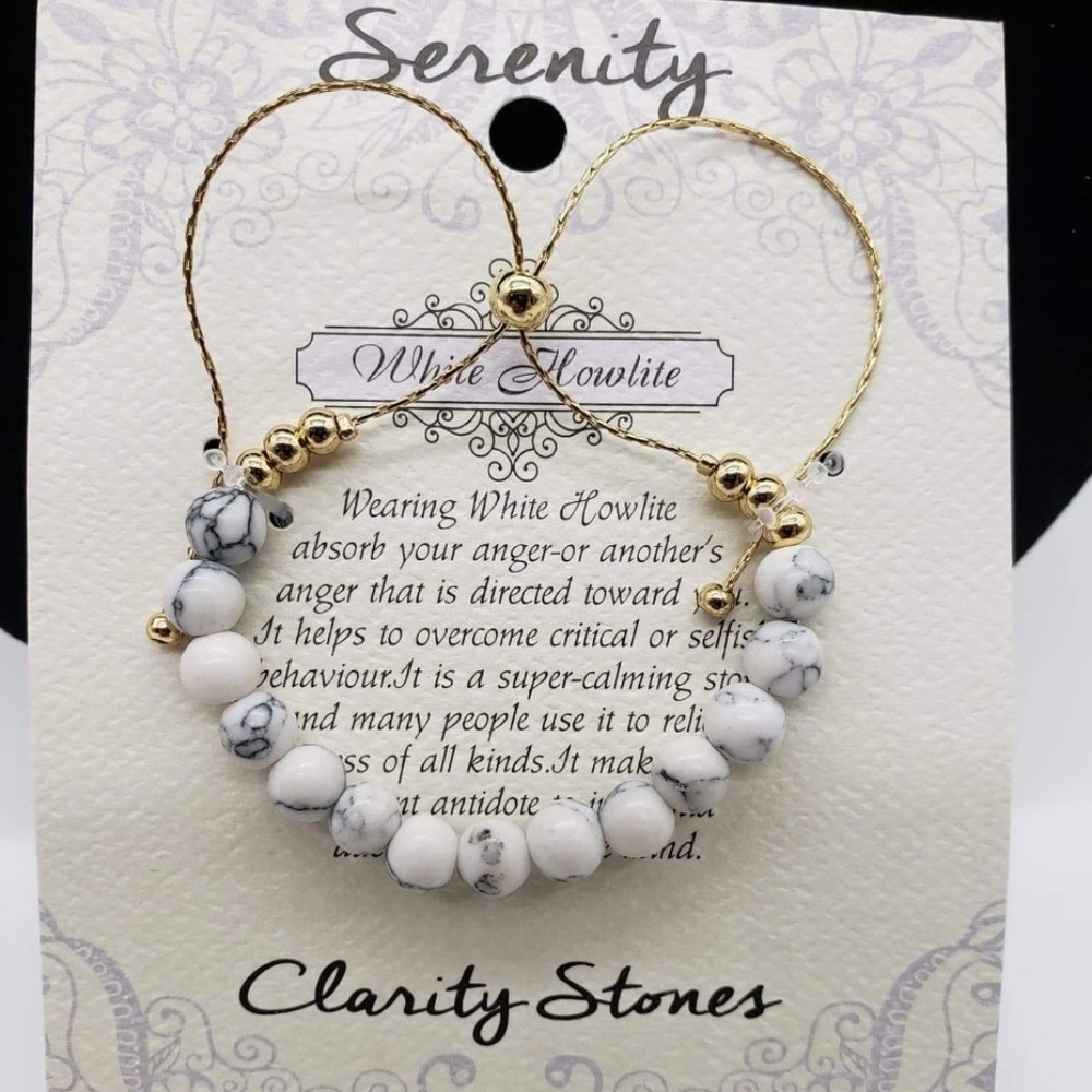 Serenity Clarity Stone Bracelet